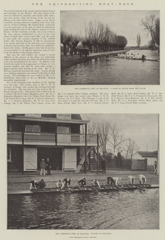 The Universities Boat-Race by English Photographer