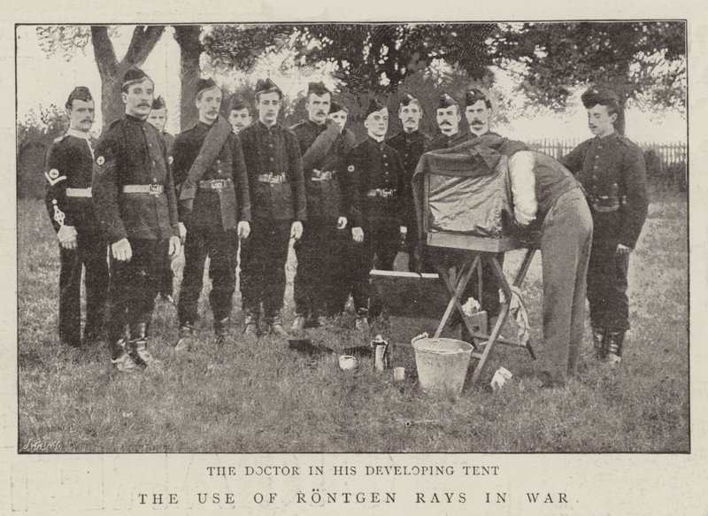 The Use of Rontgen Rays in War by English Photographer