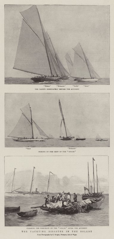 The Yachting Disaster in the Solent by English Photographer