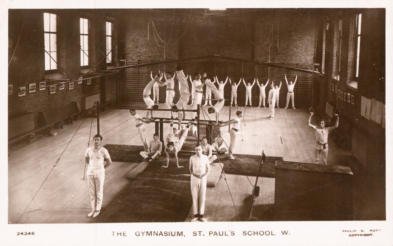 The gymnasium of St Pauls School by English Photographer