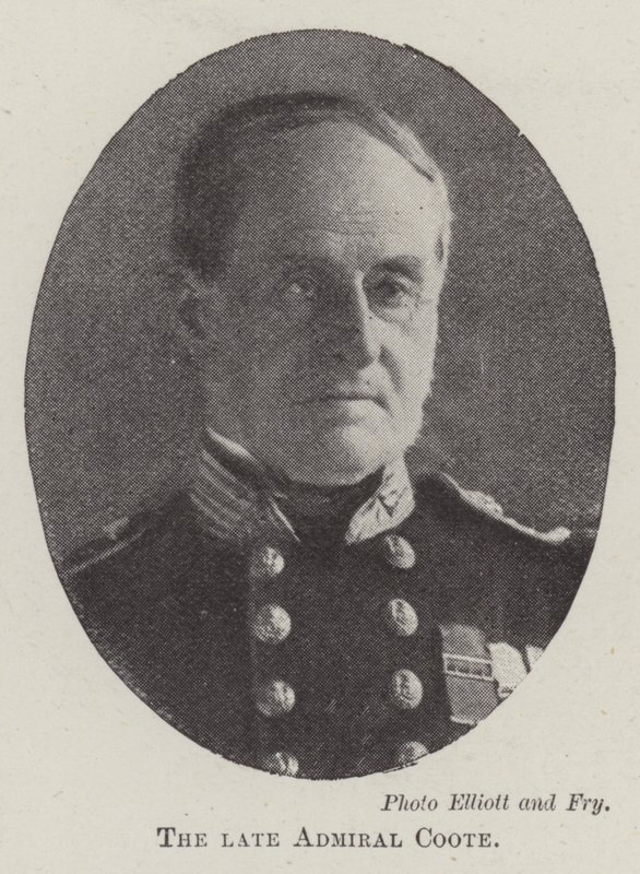 The late Admiral Coote by English Photographer