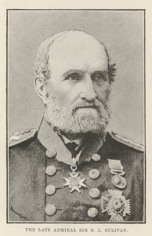 The late Admiral Sir B J Sulivan by English Photographer