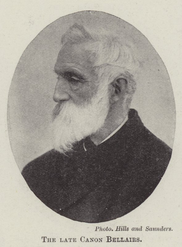 The late Canon Bellairs by English Photographer