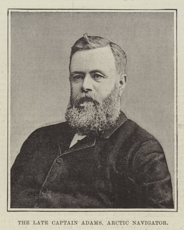 The Late Captain Adams, Arctic Navigator by English Photographer