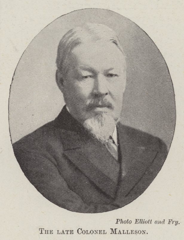 The late Colonel Malleson by English Photographer