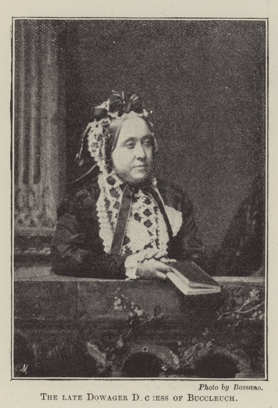 The late Dowager Duchess of Buccleuch by English Photographer