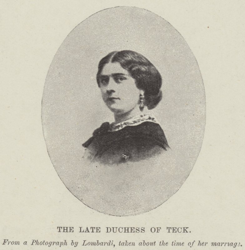 The Late Duchess of Teck by English Photographer