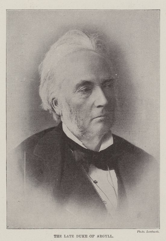 The late Duke of Argyll by English Photographer