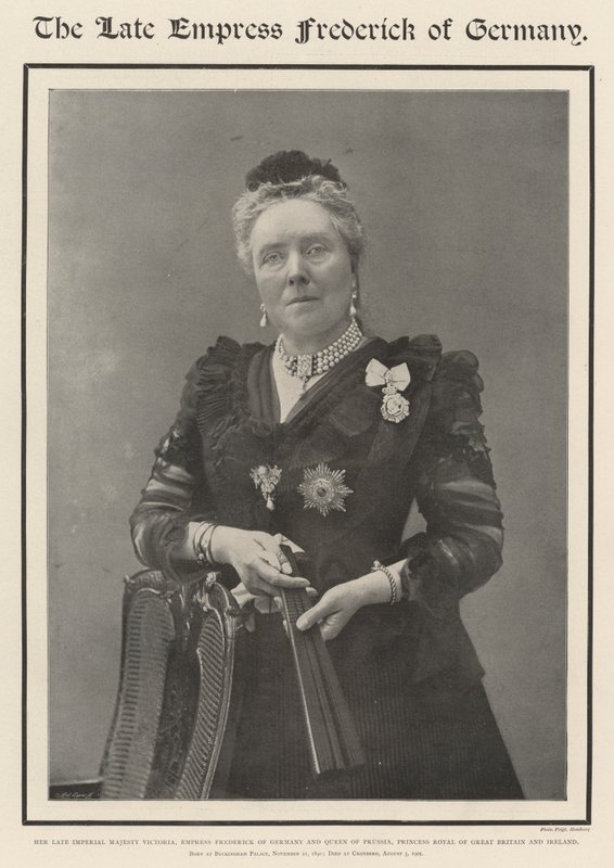 The late Empress Frederick of Germany by English Photographer