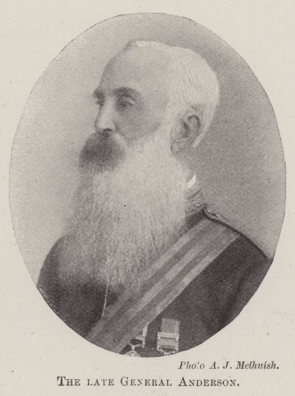 The late General Anderson by English Photographer