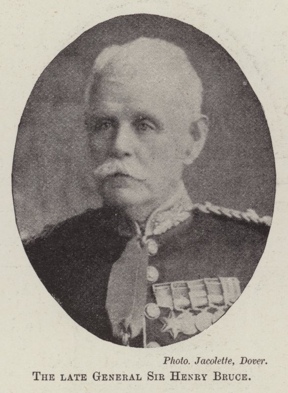 The late General Sir Henry Bruce by English Photographer