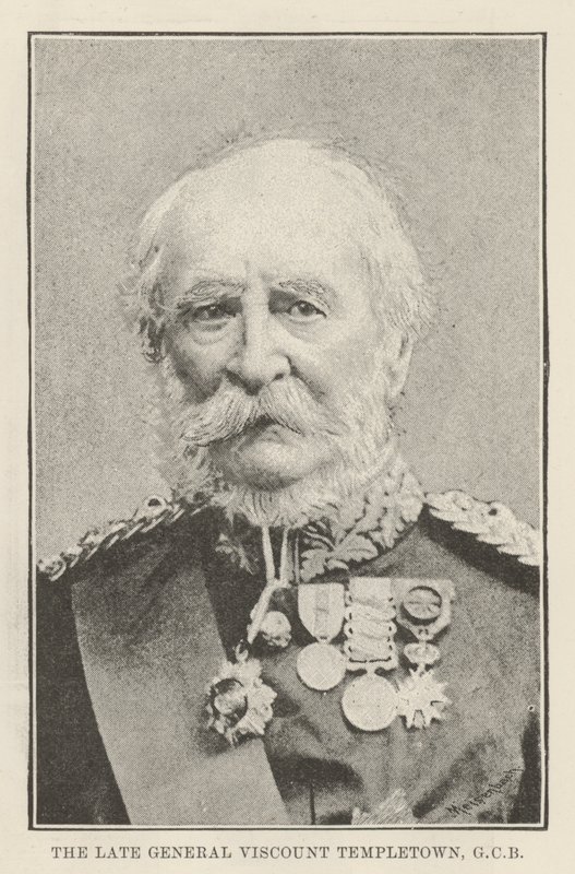 The late General Viscount Templetown by English Photographer
