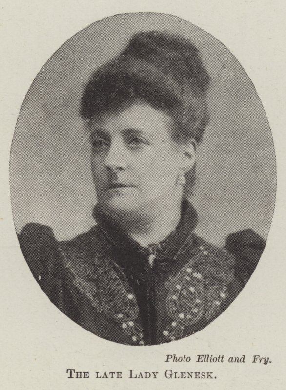 The late Lady Glenesk by English Photographer