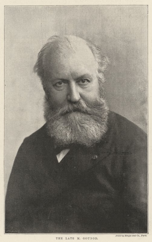 The late M Gounod by English Photographer