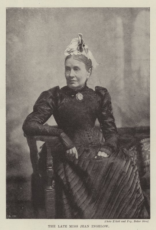 The Late Miss Jean Ingelow by English Photographer
