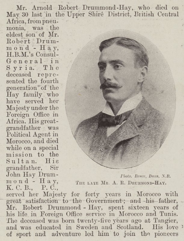The Late Mr. A. R. Drummond-Hay by English Photographer