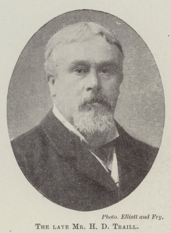 The late Mr H D Traill by English Photographer