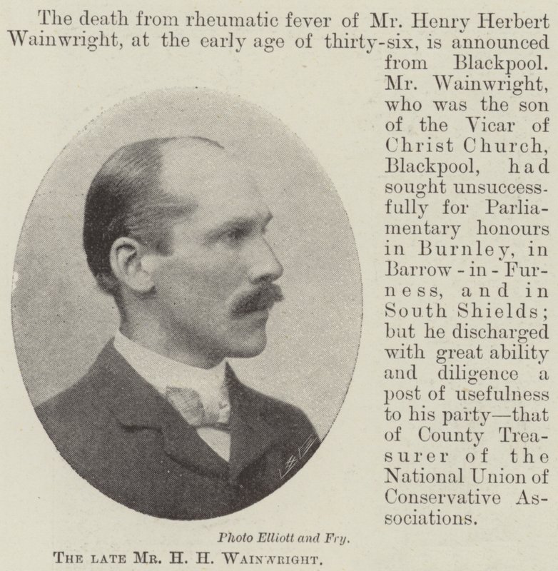 The Late Mr. H. H. Wainwright by English Photographer