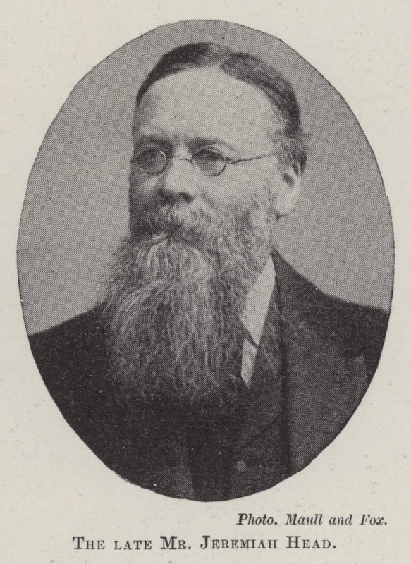 The late Mr Jeremiah Head by English Photographer