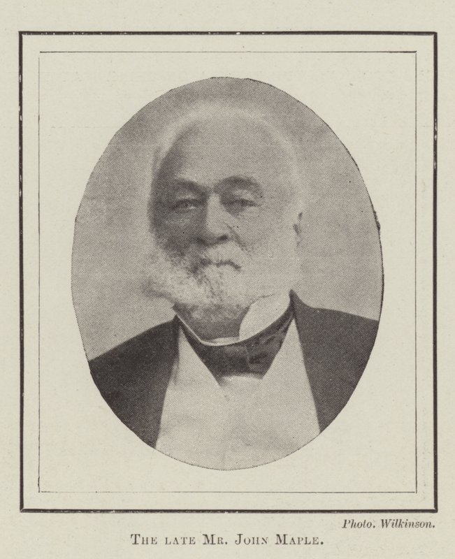 The late Mr John Maple by English Photographer