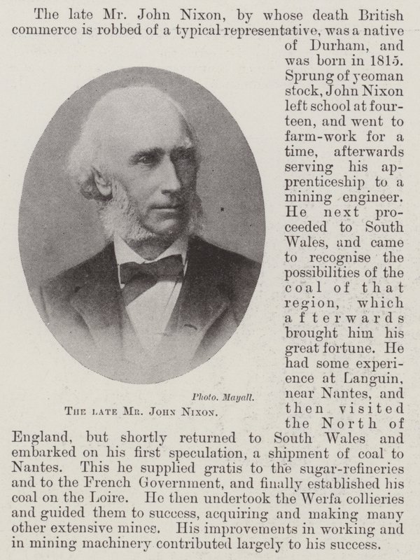 The Late Mr. John Nixon by English Photographer