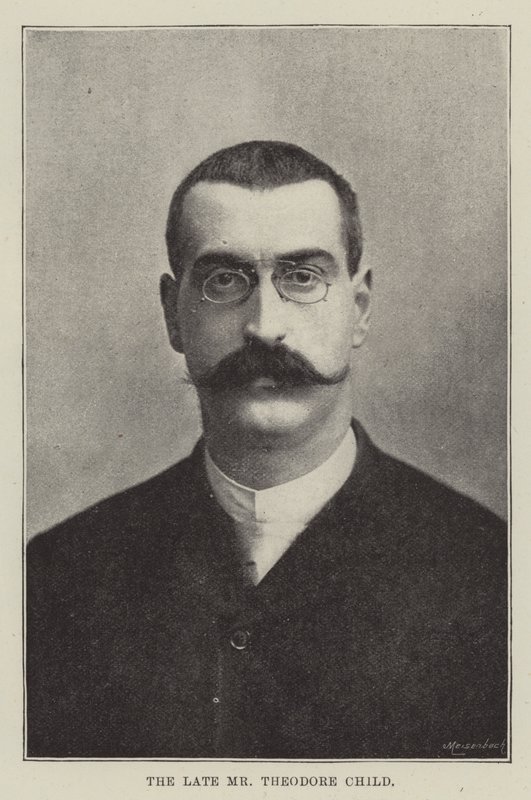 The late Mr Theodore Child by English Photographer