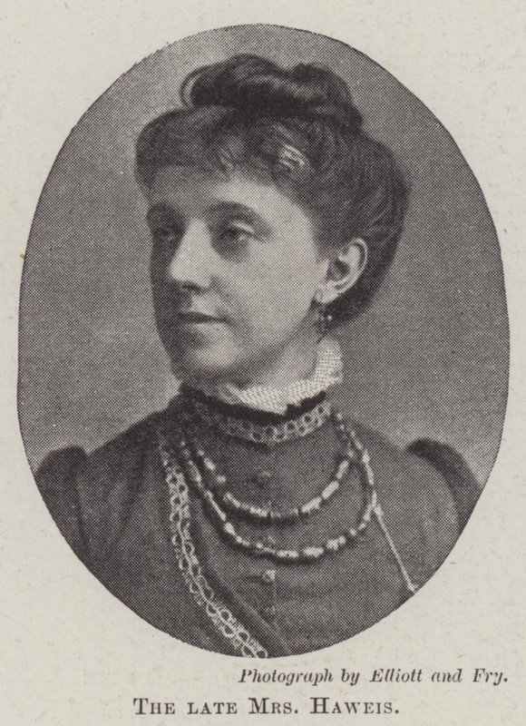 The late Mrs Haweis by English Photographer