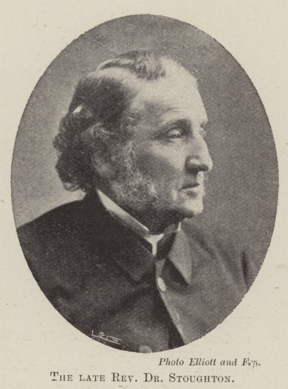 The Late Reverend Dr. Stoughton by English Photographer