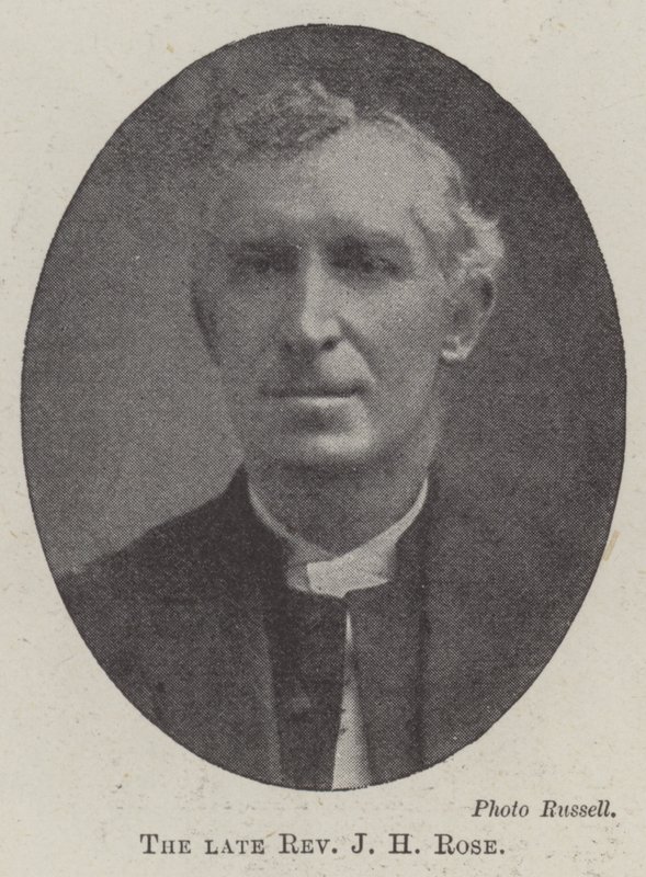 The Late Reverend J. H. Rose by English Photographer