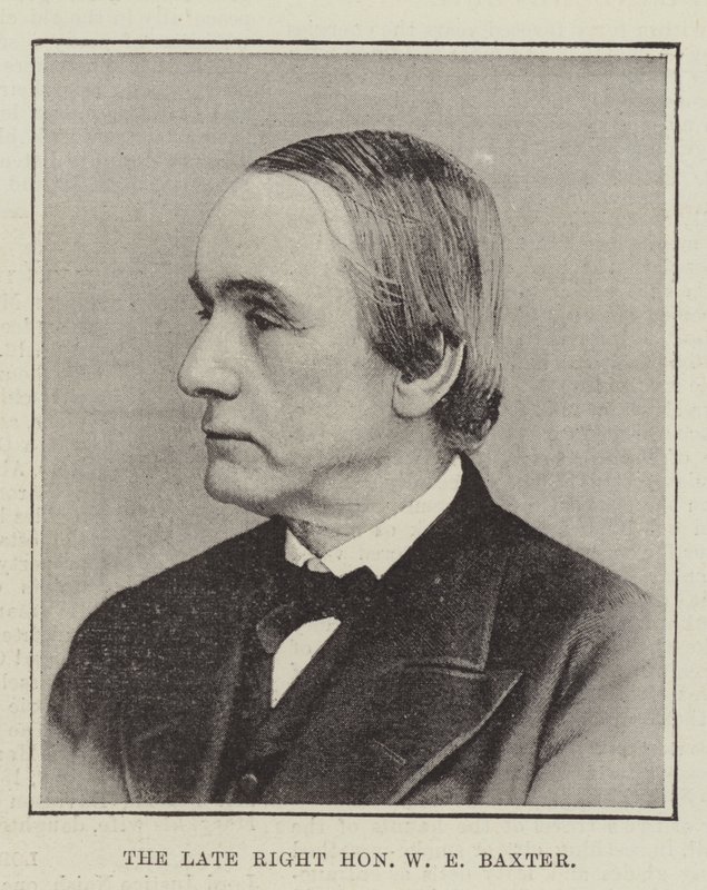 The Late Right Honourable W E Baxter by English Photographer
