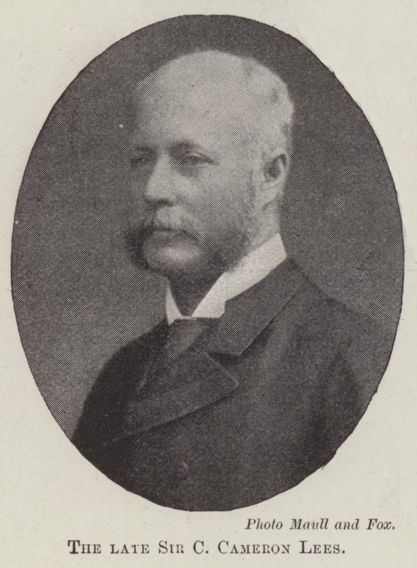 The Late Sir C Cameron Lees by English Photographer