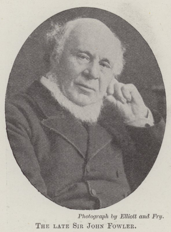 The late Sir John Fowler by English Photographer
