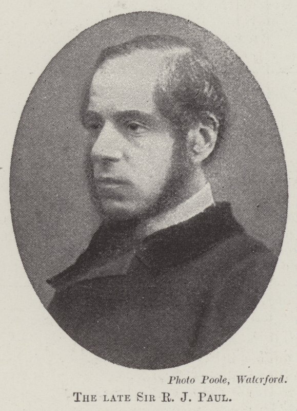 The Late Sir R. J. Paul by English Photographer