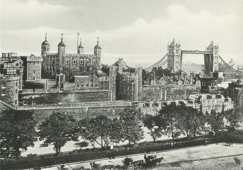 Tower of London and Tower Bridge by English Photographer