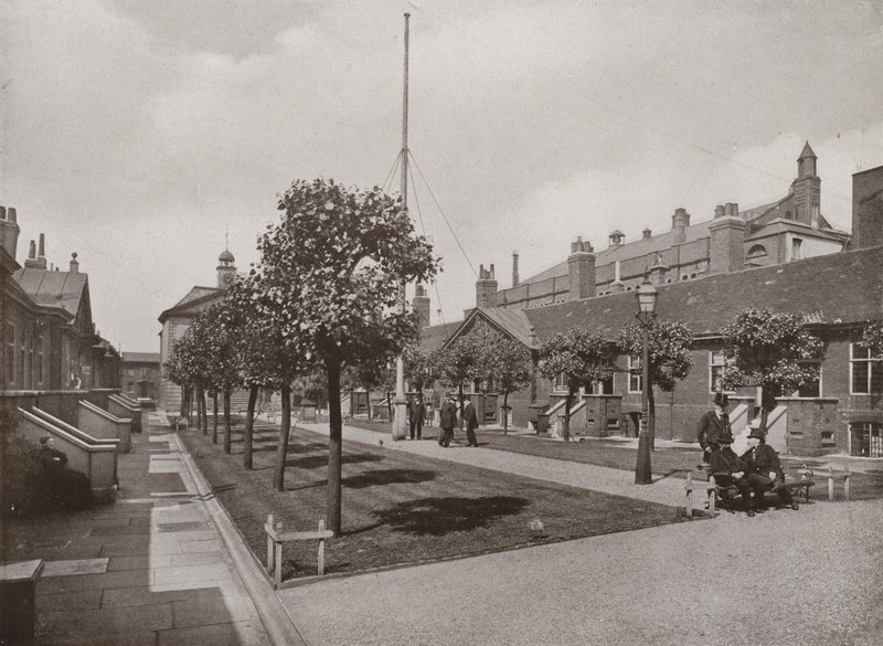Trinity Hospital, Mile End Road by English Photographer