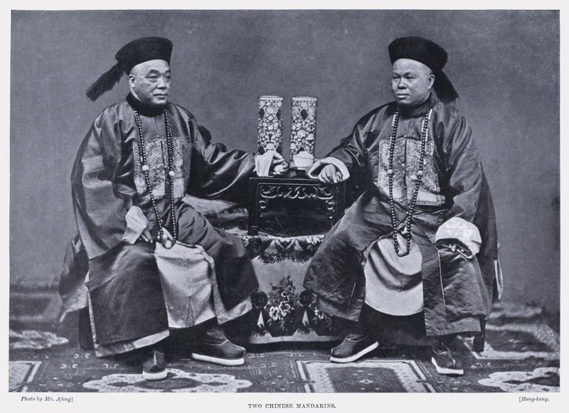 Two Chinese Mandarins by English Photographer