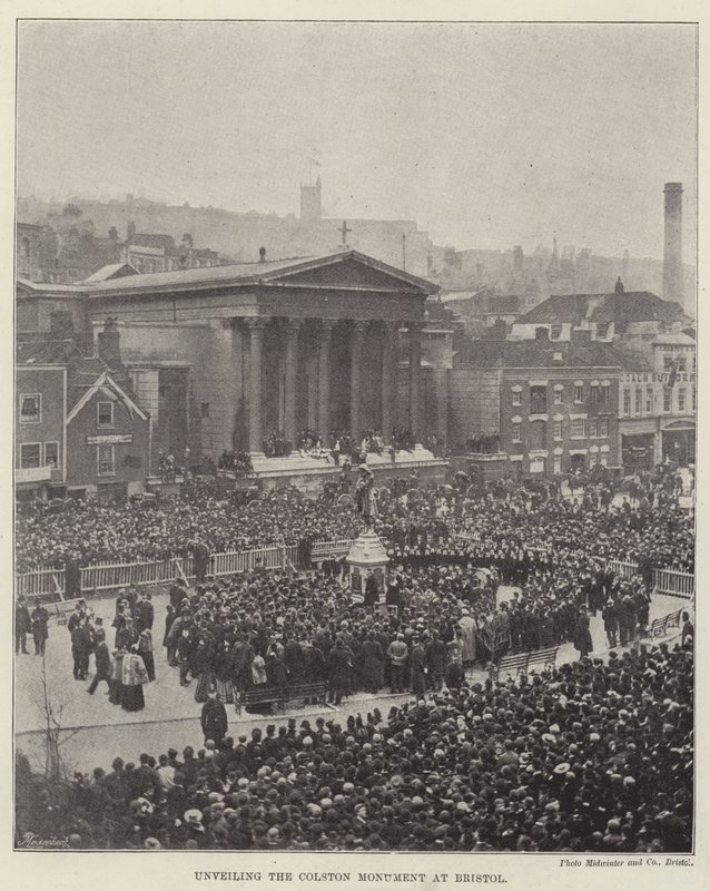 Unveiling the Colston Monument at Bristol by English Photographer