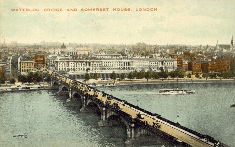 Waterloo Bridge and Somerset House by English Photographer