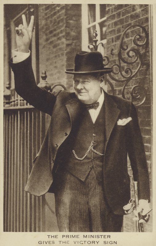 Winston Churchill by English Photographer