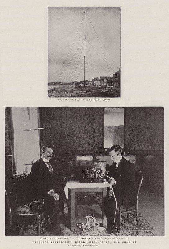 Wireless Telegraphy, Experiments across the Channel by English Photographer