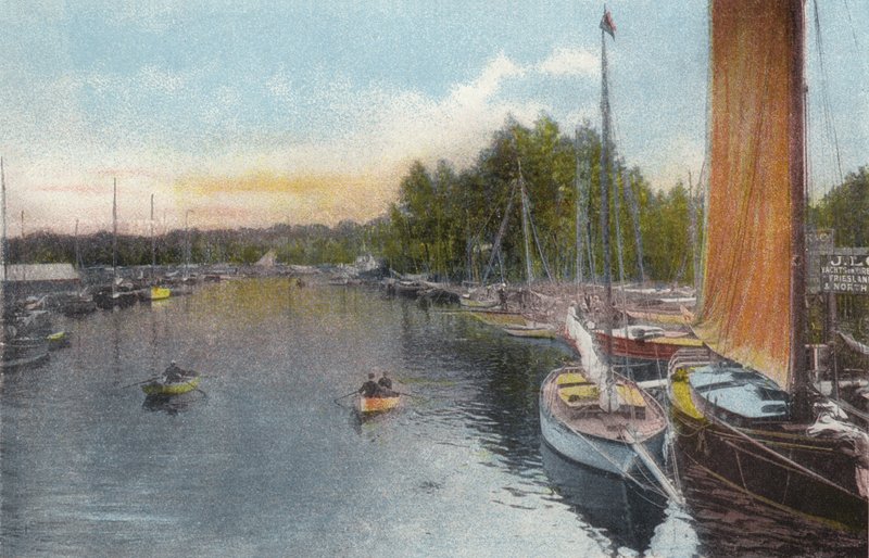 Wroxham, from Bridge by English Photographer