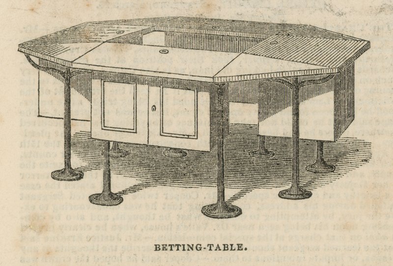 A Betting Table by English School