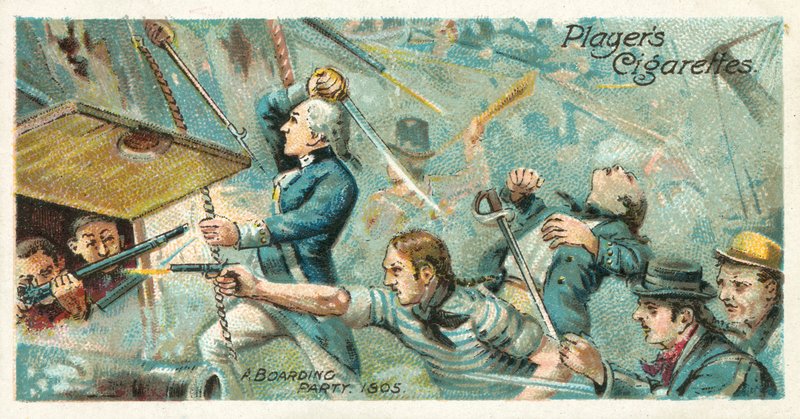 A Boarding party by English School