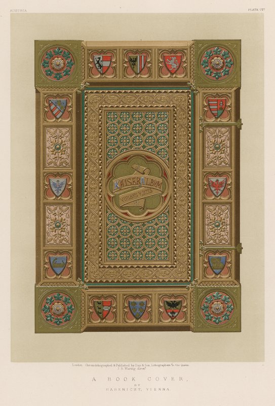 A Book Cover by English School
