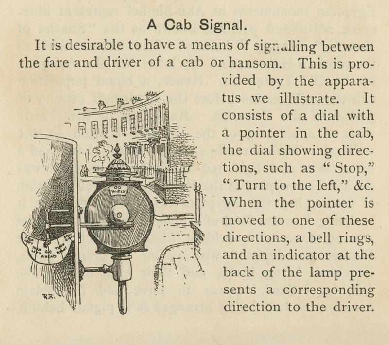 A Cab Signal by English School