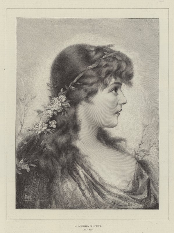 A Daughter of Spring by English School