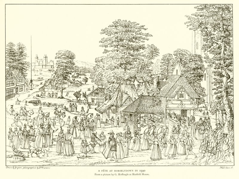A Fete at Horselydown in 1590 by English School