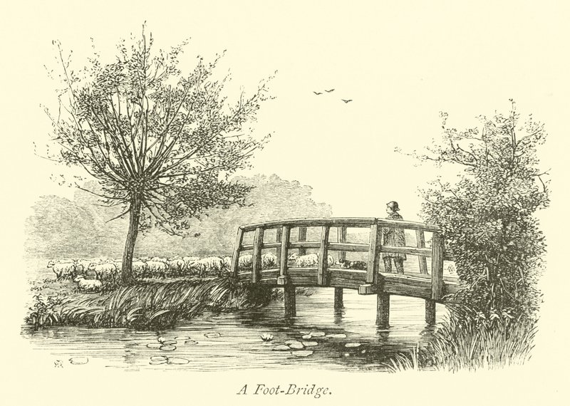 A Foot-Bridge by English School