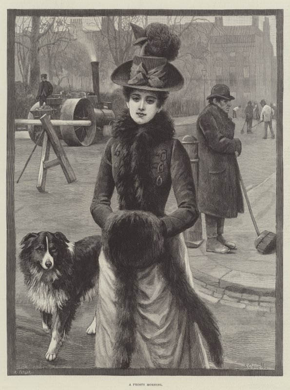 A Frosty Morning by English School