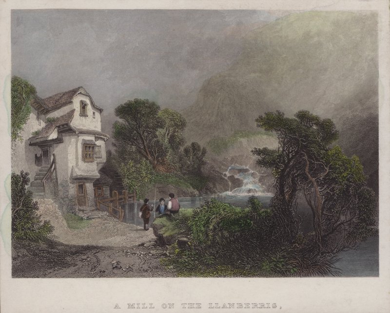 A Mill on the Llanberris by English School